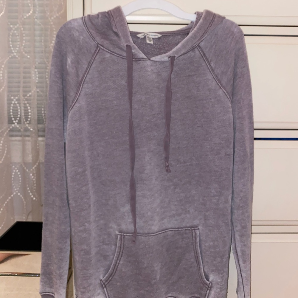 American eagle purple light washed hoodie